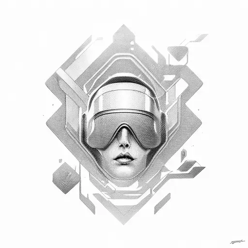 panam palmer from cyber punk 2077 tattoo design idea