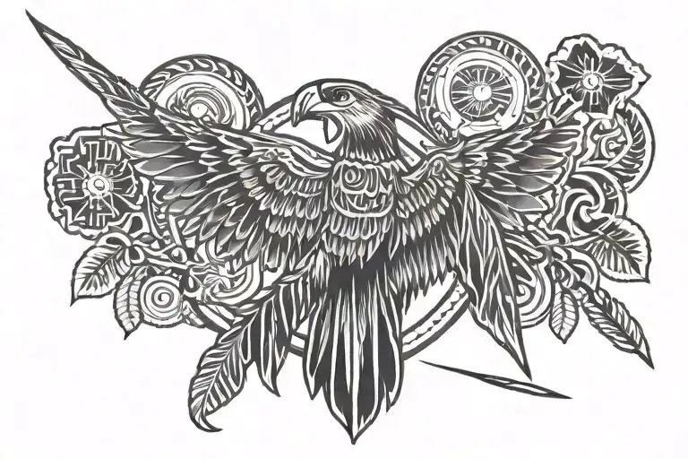 choctaw nation of oklahoma seal tattoo design idea