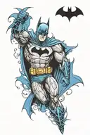 batman tattoo design idea
