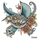 sailor jerry style tattoo design idea