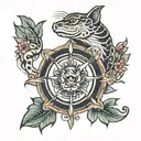 sailor jerry style tattoo design idea