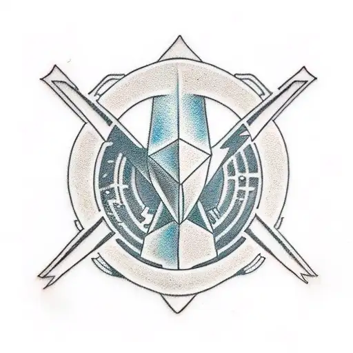 mass effect Normandy SR 2 game starship  tattoo design idea