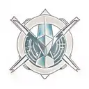 mass effect Normandy SR 2 game starship  tattoo design idea