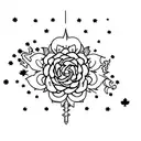 black clover tattoo design idea