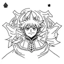 black clover tattoo design idea