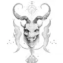 strength tattoo design idea