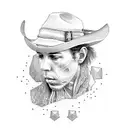 Stevie Ray Vaughan tattoo design idea