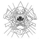 I want a tattoo with the lines that represent the borders of Brazil, Argentina, Chile, Bolivia, Peru and Colombia, but p tattoo design idea