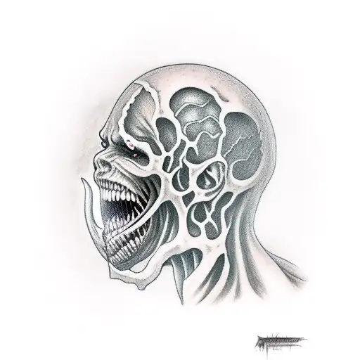 colossal titan eating people  tattoo design idea