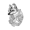 Greyhound tattoo design idea