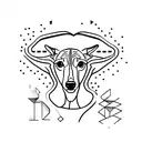 Greyhound tattoo design idea