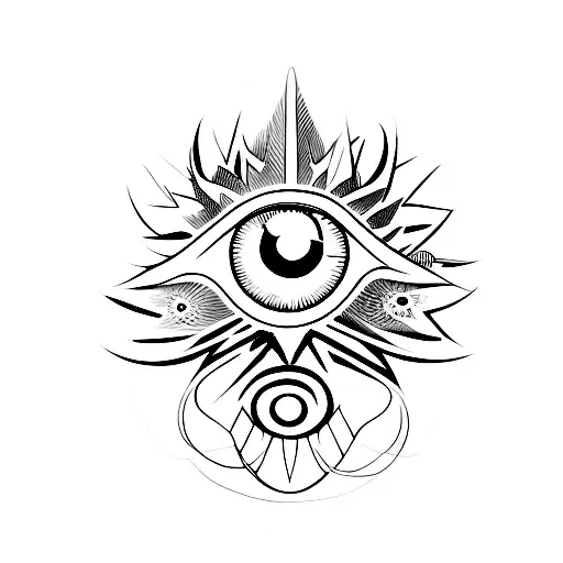 minimalist tattoo of an eye with one planet in it 2740557 Vector Art at  Vecteezy