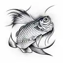 carp tattoo design idea