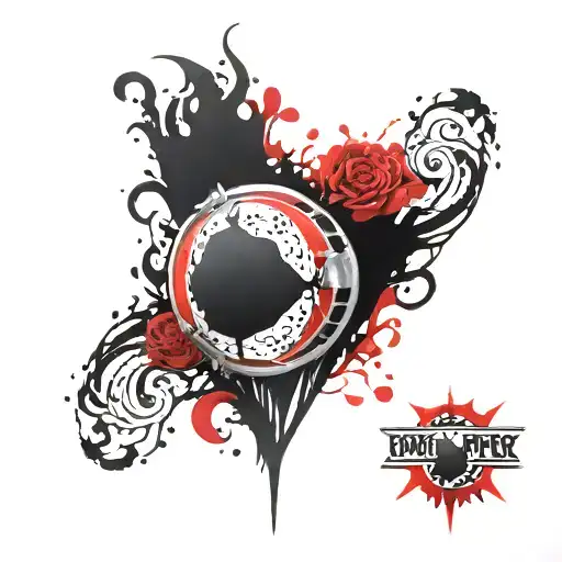 Tattoo that represents Corazon in One Piece Anime tattoo design idea