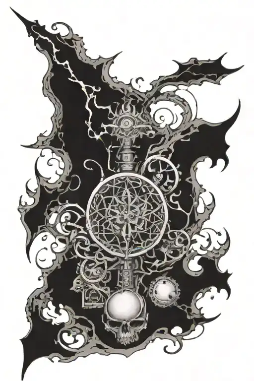 Control your chaos tattoo design idea