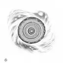 spiral galaxy  tattoo design idea