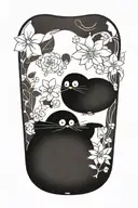 Spirited Away Susuwatari cursor  tattoo design idea