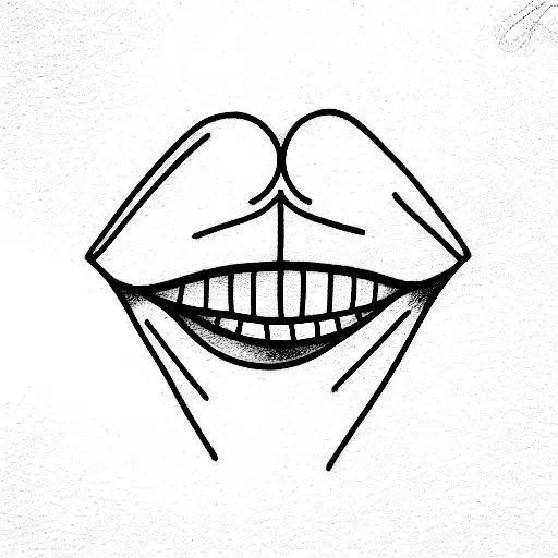 tooth  tattoo design idea