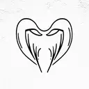 tooth  tattoo design idea
