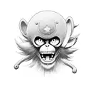 monkey d. luffy tattoo design idea