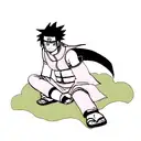 naruto and sasuke  tattoo design idea