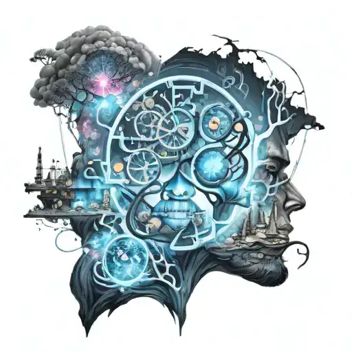 humans, existence, nerd, numbers, science. tattoo design idea