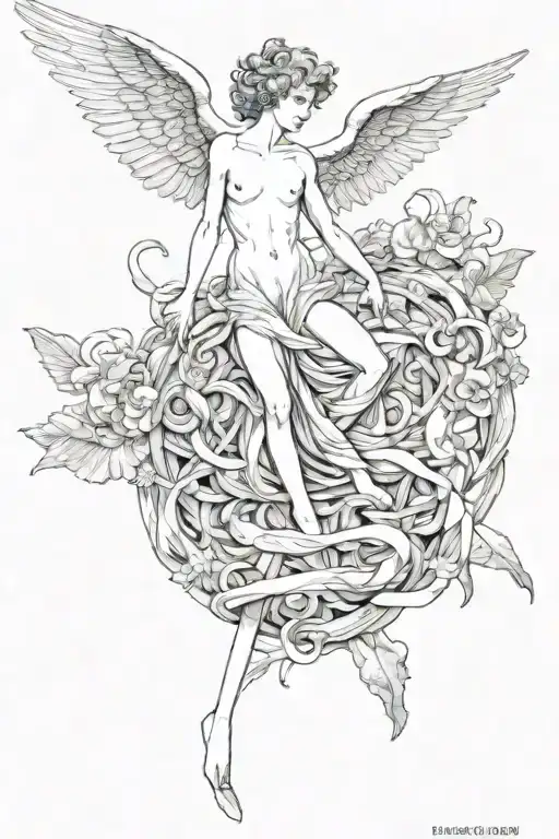 eros as the main object of greed; fear, lack, impulsive desires, needs, devastation. between self-exposure and concealme tattoo design idea