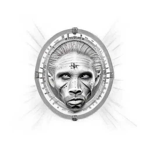 inspired by the lyric 'they told me all of my cages were mental, so i got wasteed like all my potential' tattoo design idea