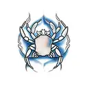 crab tattoo design idea