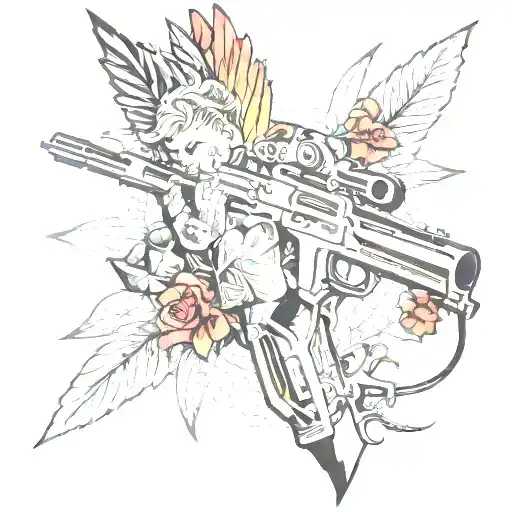 machine gun kelly tattoo design idea