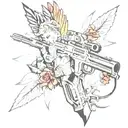 machine gun kelly tattoo design idea