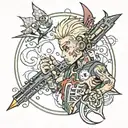 machine gun kelly tattoo design idea