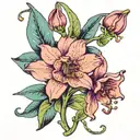 bluebell tattoo design idea