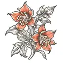 bluebell tattoo design idea