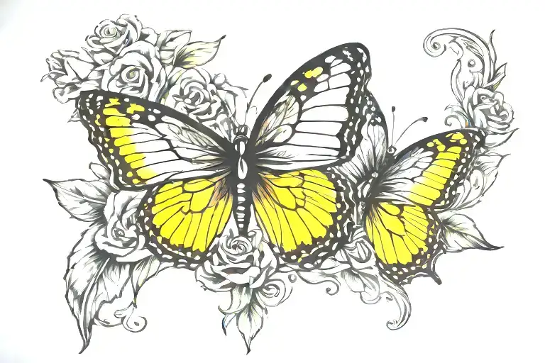 memorial tattoo design idea