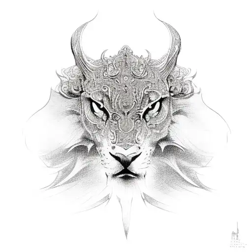 leather filigree tattoo design idea