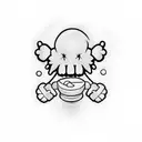 kaws  tattoo design idea