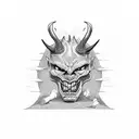 Called to the Devil and the Devil said Hey! Why you been calling this late? It's like 2 A.M. and the bars all closed tattoo design idea