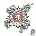 FC Cologne Logo tattoo design idea