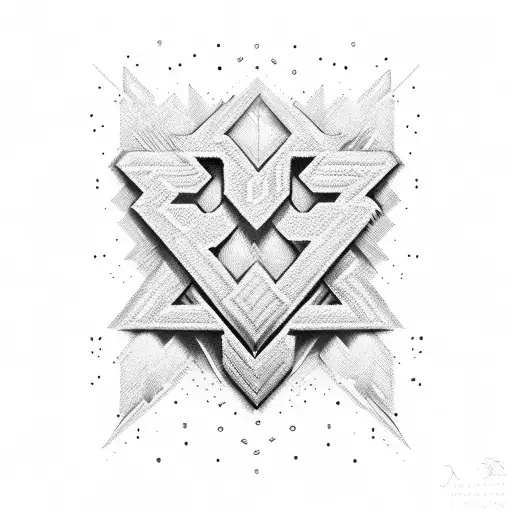letters "Soni" written in binary code tattoo design idea