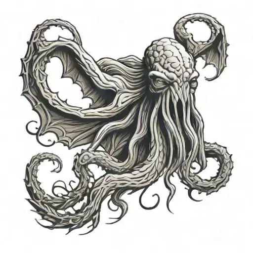 Cthulhu tattoo design idea