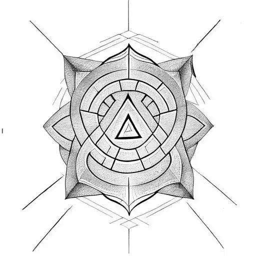 Valknut Symbol tattoo design idea