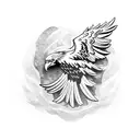 Mexican Eagle tattoo design idea