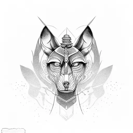 Anubis tattoo design idea