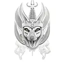 Anubis tattoo design idea