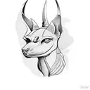 Anubis tattoo design idea