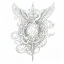 heaven vs hell tattoo left sleeve tattoo design idea