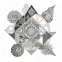 avatar 4 elements tattoo design idea