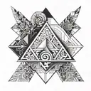 avatar 4 elements tattoo design idea