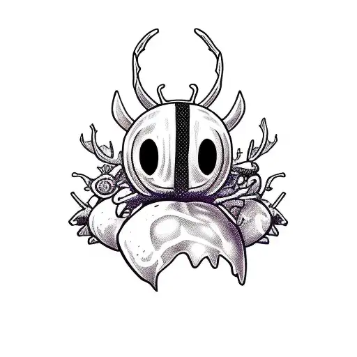 hollow knight tattoo design idea